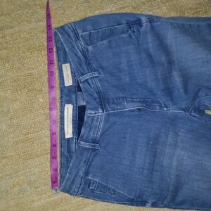 Anthropology Pilcro and the Letter Press Dark Blue Denim  Slim Jeans  27 # 1039